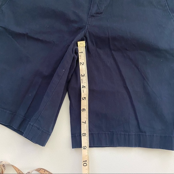 J Crew Frankie Chino Bermuda Shorts in Navy Blue - Picture 9 of 10